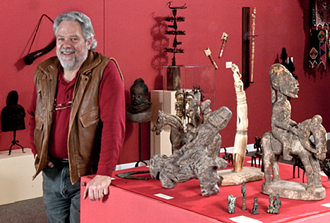 Dana Mitchell and his African art