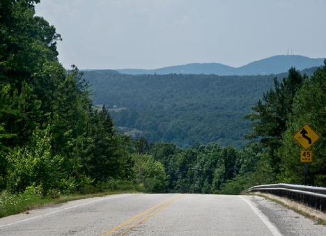 mountain highway vista